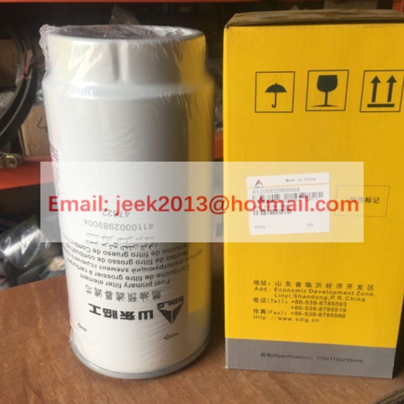 4110002989004 FUEL FILTER FOR SDLG WHEEL LOADER