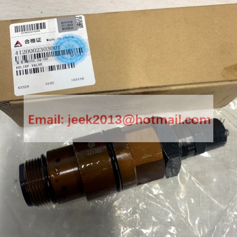 4120002303001 RELIEF VALVE FOR SDLG WHEEL LOADER