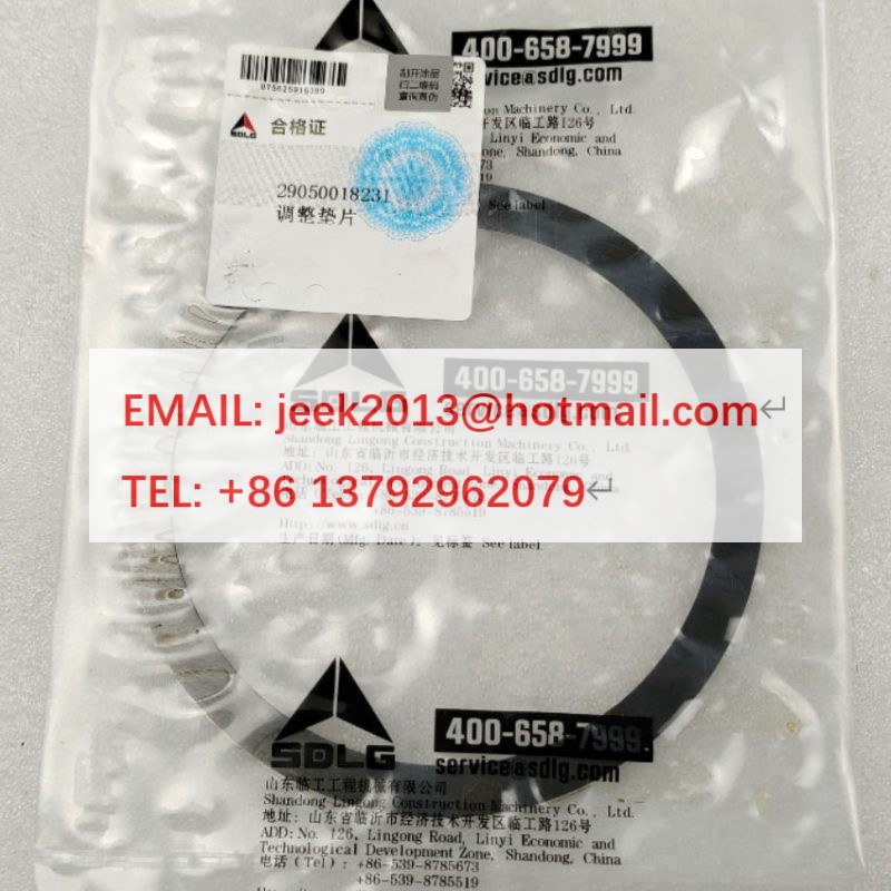 29050018231 SHIM FOR SDLG WHEEL LOADER