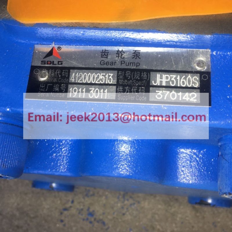 4120002513 GEAR PUMP FOR SDLG WHEEL LOADER