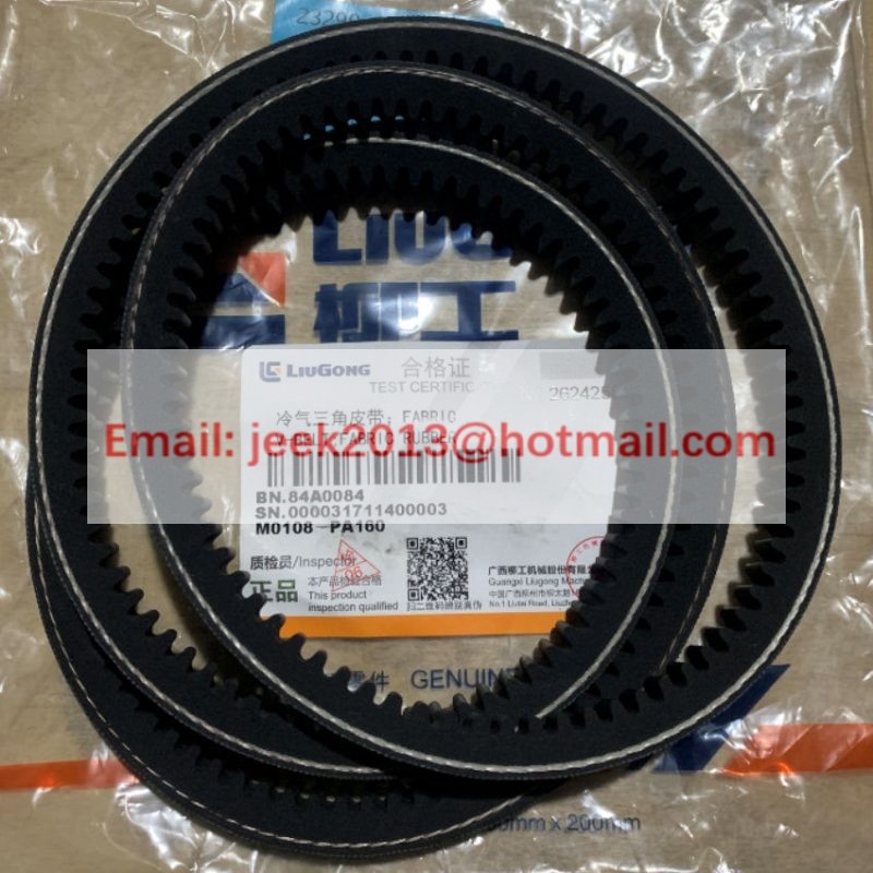 84A0084 V-BELT FOR LIUGONG GRADER EXCAVATOR WHEEL LOADER