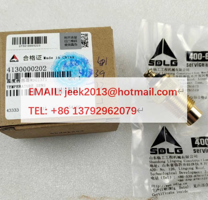 4130000202 TEMPERATURE SENSOR FOR SDLG WHEEL LOADER L955F L956F