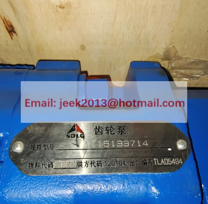 4120005404 HYDRAULIC GEAR PUMP FOR SDLG B877 B876 BACKHOE LOADER 1115133714