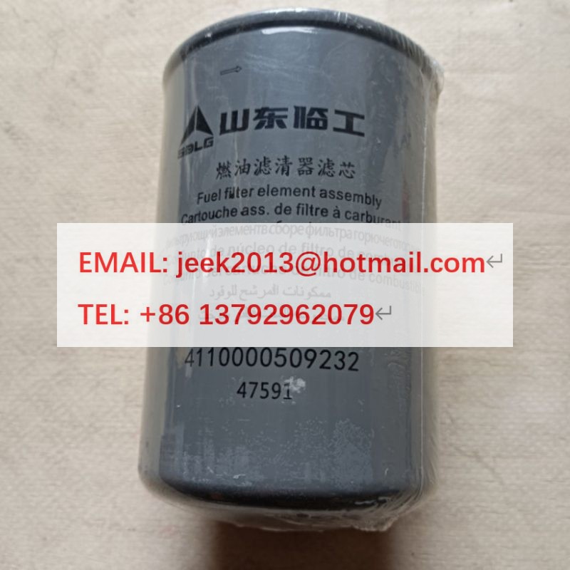 4110000509232 FUEL FILTER FOR SDLG MOTOR GRADER WHEEL LOADER