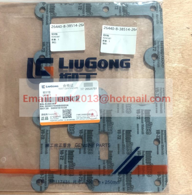 82A0387 GASKET FOR FOR LIUGONG ZL30E CLG835 WHEEL LOADER