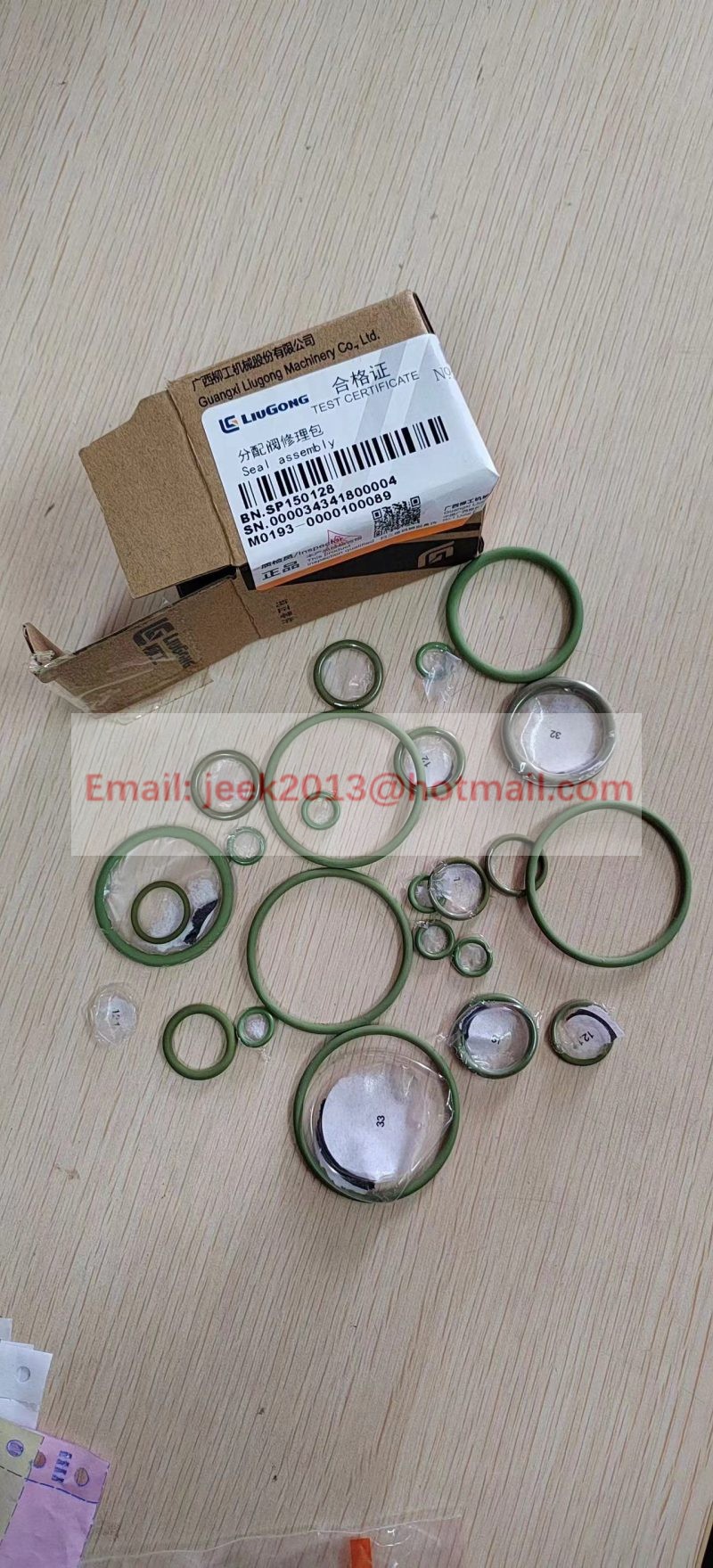 SP150128 Valve Seal Ring Kit For LiuGong