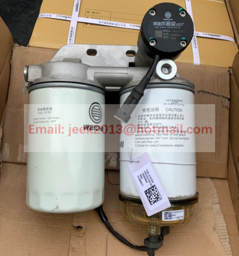 1004526800A FUEL FILTER WITH PUMP AND SEAT FOR XCMG LW300FN WHEEL LOADER 1003308082 1001120353 1002321254