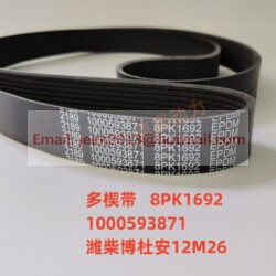 1000593871 FAN BELT FOR 12M26D ENGINE