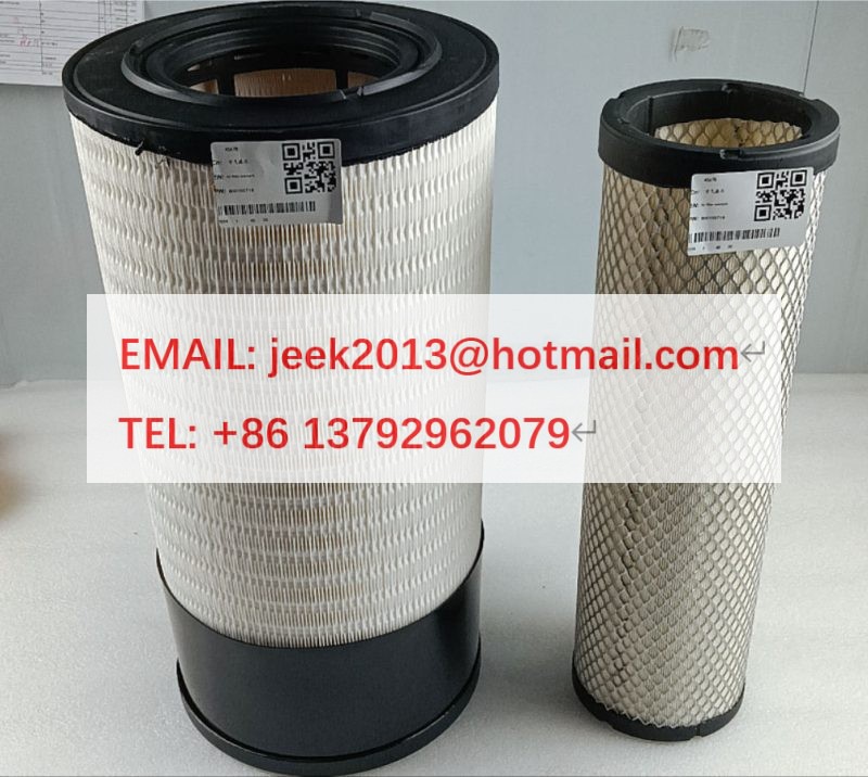 800155718 800155719 AIR FILTER SET FOR XCMG EXCAVATOR