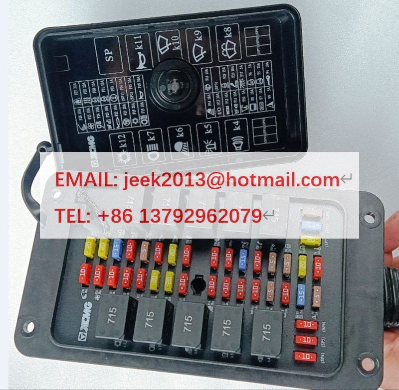 312704405 FUSE BOX ASSY FOR XCMG XE200GA EXCAVATOR