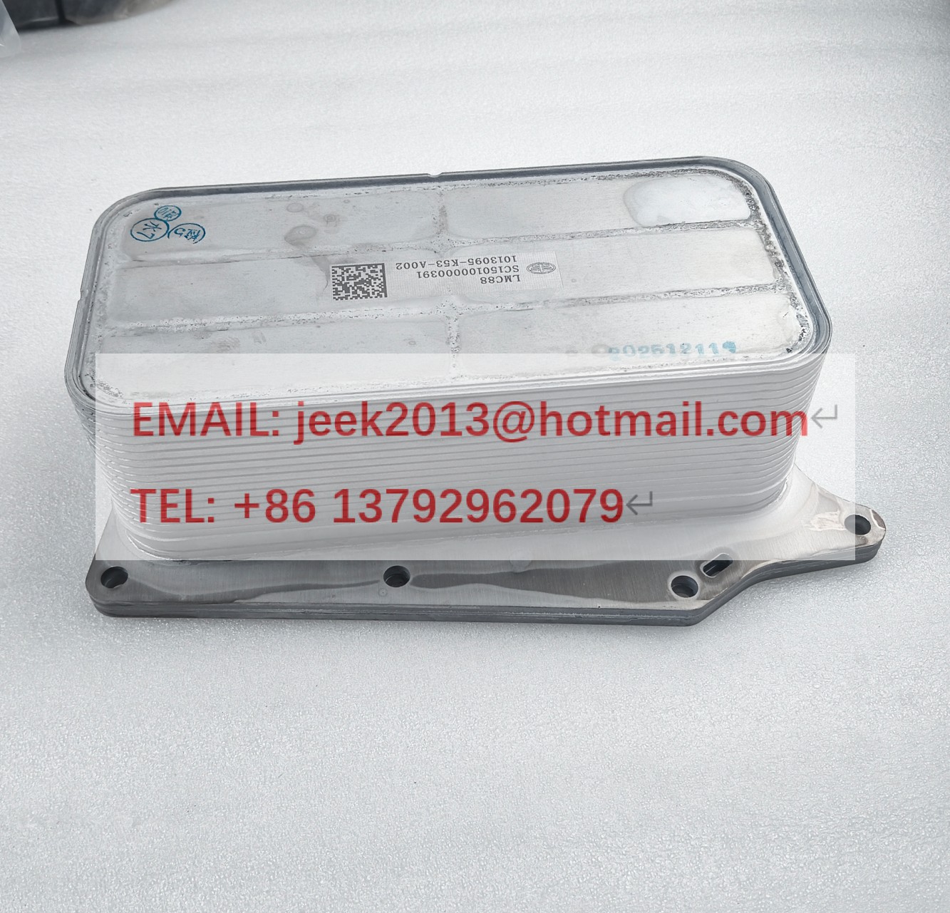 1013095-K53-A002 OIL COOLER ASSY FOR SDLG L958F WHEEL LOADER 1013095-A002 1013095-4000D